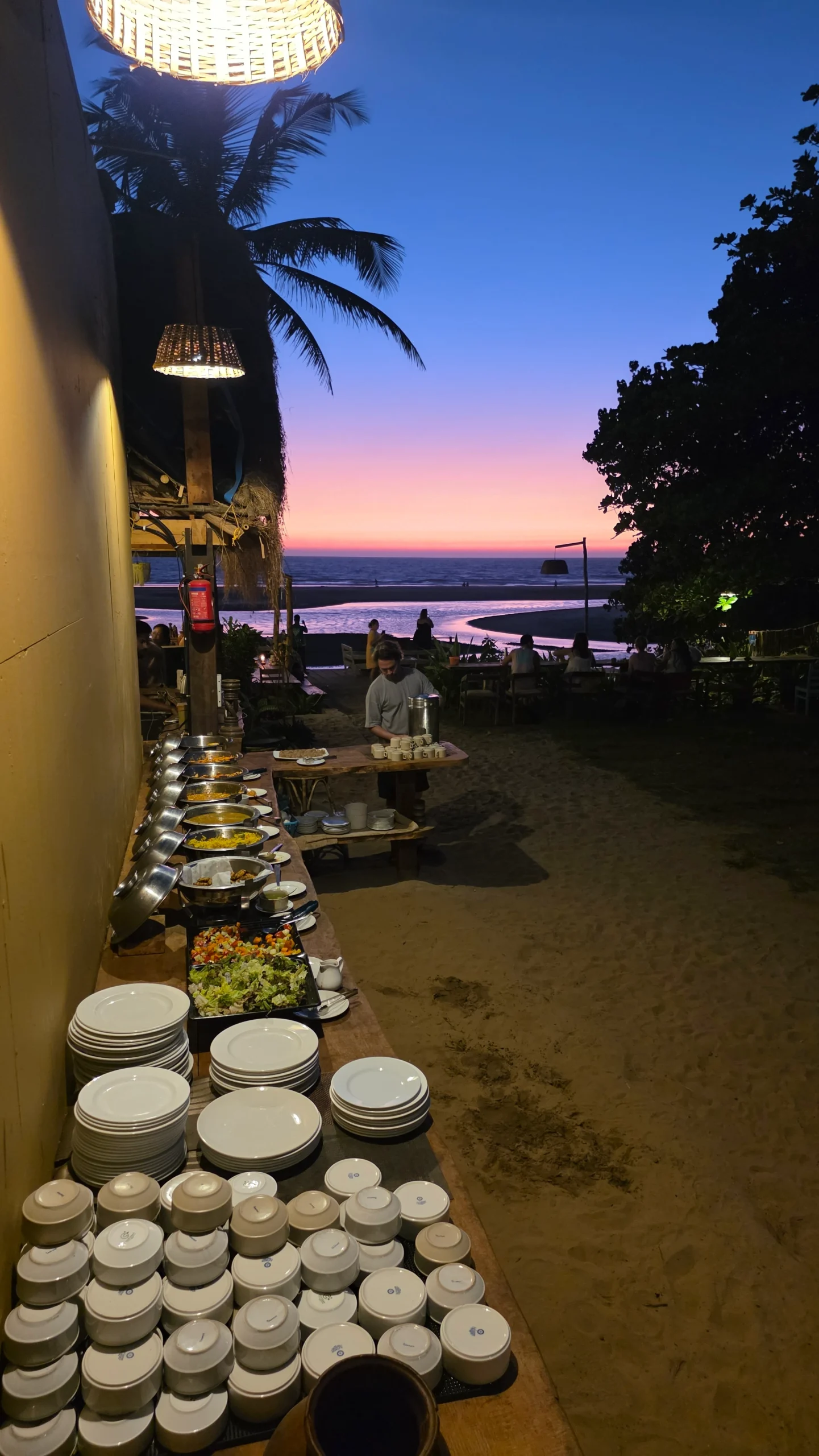 Sunset dining at Chia